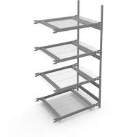 &eacute;tag&egrave;re de grande largeur, Acier, Sans boulons, Capacit&eacute; 1340 lb, 42" la x 84" h x 32" p Toolneeds Inc.