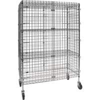 Chariot de s&eacute;curit&eacute;, Chrom&eacute;, 48" x 69" x 24", Capacit&eacute; 500 lb Toolneeds Inc.