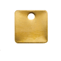 &eacute;tiquettes vierges, Laiton, 1,25" dia. Toolneeds Inc.