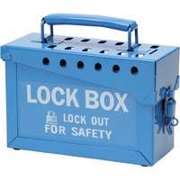 Portable Metal Lock Box, Blue Toolneeds Inc.