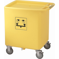 Chariot &agrave; d&eacute;chets pour douche douche oculaire On-Site Toolneeds Inc.