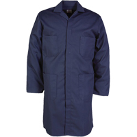 100% Cotton Shop Coats, Cotton, Size 34, Navy Blue Toolneeds Inc.