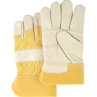 Gants en cuir de mobilier, Grand, Paume en Cuir fleur de vache, Doublure en Coton Toolneeds Inc.
