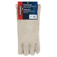 Gants de soudeur de premi&egrave;re qualit&eacute;, Cuir de vache refendu, Taille Grand Toolneeds Inc.
