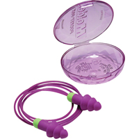 Bouchons d'oreilles r&eacute;utilisables Rockets, Avec cordon, Vrac - &eacute;tui en plastique, 27 dB NRR, Taille unique Toolneeds Inc.