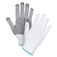 Dotted String Knit Gloves, Poly/Cotton, Single Sided, 7 Gauge, X-Large Toolneeds Inc.