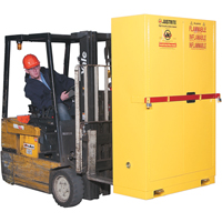 Armoire de rangement haute s&eacute;curit&eacute; avec barre en acier pour produits inflammables, 45 gal., 2 tablettes Toolneeds Inc.