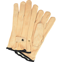 Winter-Lined Ropers Gloves, Small, Grain Cowhide Palm, Fleece Inner Lining Toolneeds Inc.