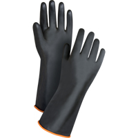 Heavyweight Chemical-Handling Gloves, Size Large/9, 14" L, Rubber Latex, 30-mil Toolneeds Inc.