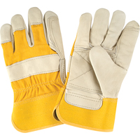 Premium Quality Fitters Gloves, Large, Grain Cowhide Palm, Cotton Inner Lining Toolneeds Inc.
