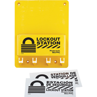 Poste de verrouillage compacte, Cadenas Aucune, Capacit&eacute; de 4, Cadenas Non compris Toolneeds Inc.