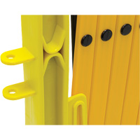 Xpandit Barricade, 36" H x 11.5' L, Black/Yellow Toolneeds Inc.