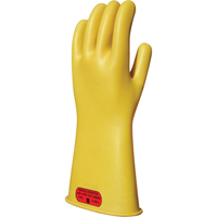 Yellow Natural Rubber Insulating Gloves, ASTM Class 0, Size 8, 14" L Toolneeds Inc.