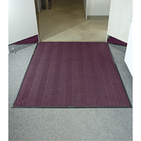 Waterhog&reg; Eco Elite Matting, Wiper/Scraper, 6' x 6' x 3/8", Maroon Toolneeds Inc.