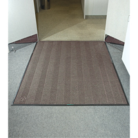 Waterhog&reg; Eco Elite Matting, Wiper/Scraper, 4' x 6' x 3/8", Chestnut Brown Toolneeds Inc.