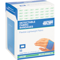 Bandages, Rectangulaire/carr&eacute;e, 3", Tissu d&eacute;tectable, St&eacute;rile Toolneeds Inc.