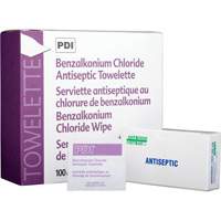 Lingettes antiseptiques au chlorure de benzalkonium, Serviette, Antiseptique Toolneeds Inc.