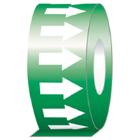 Pipe Marker, 108', White on Green Toolneeds Inc.