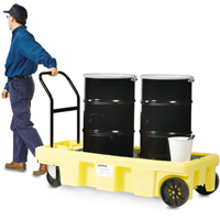 Poly-Spillcart Cart, 66.5" L x 29" W x 43.9" H, 57 US gal. Spill Cap. Toolneeds Inc.