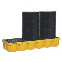 EcoPolyBlend Spill Control Pallets - Without Drain, 75 US gal. Spill Capacity, 73" x 25" x 11.6" Toolneeds Inc.