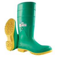 Hazmax&reg; 16" Kneeboot, PVC, Steel Toe, Size 14, Puncture Resistant Sole Toolneeds Inc.