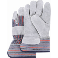 Premium Quality Fitters Gloves, Large, Split Cowhide Palm, Cotton Inner Lining Toolneeds Inc.