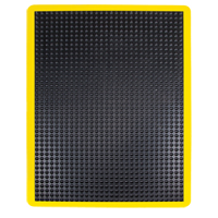 Anti-Fatigue Dome Matting, Bubbled, 2' x 3' x 1/2", Black, Rubber Toolneeds Inc.