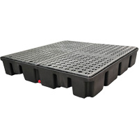 Nestable Spill Pallet Without Drain, 66 US gal. Spill Capacity, 49" x 49" x 10.5" Toolneeds Inc.