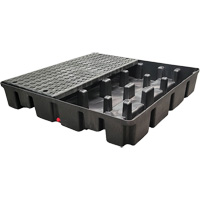 Nestable Spill Pallet Without Drain, 66 US gal. Spill Capacity, 49" x 49" x 10.5" Toolneeds Inc.
