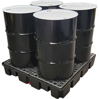 Nestable Spill Pallet Without Drain, 66 US gal. Spill Capacity, 49" x 49" x 10.5" Toolneeds Inc.