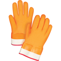 Gants doubl&eacute;s pour l'hiver r&eacute;sistants aux produits chimiques, Taille Grand/9, 10" lo, PVC, Doublure en Molleton de mousse, Gant de calibre hiver Toolneeds Inc.