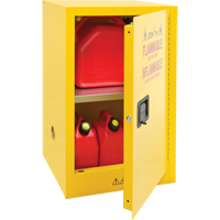 Flammable Storage Cabinet, 12 gal., 1 Door, 23" W x 35" H x 18" D Toolneeds Inc.