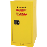Flammable Storage Cabinet, 16 gal., 1 Door, 23" W x 44" H x 18" D Toolneeds Inc.