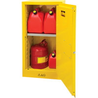 Flammable Storage Cabinet, 16 gal., 1 Door, 23" W x 44" H x 18" D Toolneeds Inc.