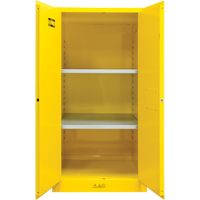 Flammable Storage Cabinet, 60 gal., 2 Door, 34" W x 65" H x 34" D Toolneeds Inc.