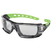 Z2500 Series Safety Glasses with Foam Gasket, Clear Lens, Anti-Scratch, ANSI Z87+/Meets/Exceeds CSA Z94.3 Toolneeds Inc.