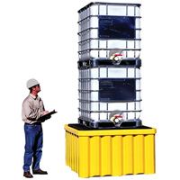 Ultra-IBC Spill Pallet&reg; with Drain, 400 US gal. Spill Capacity, 58.75" x 58.75" x 33" Toolneeds Inc.