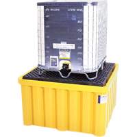 Ultra-IBC Spill Pallet&reg; with Drain, 400 US gal. Spill Capacity, 58.75" x 58.75" x 33" Toolneeds Inc.