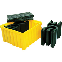 Ultra-IBC Spill Pallet&reg; with Drain, 400 US gal. Spill Capacity, 58.75" x 58.75" x 33" Toolneeds Inc.