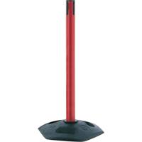 Single Line Heavy Duty Receiver Post, 38" High, Red Toolneeds Inc.