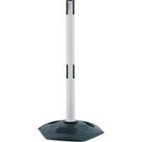 Dual Line Heavy Duty Receiver Post, 38" High, White Toolneeds Inc.