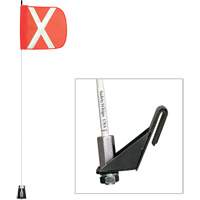 Safety Whip&reg; Light-Duty Whips, Window Mount, 5' High, Orange Toolneeds Inc.