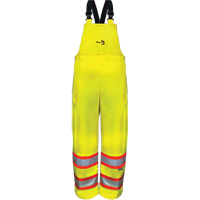 Hi-Vis FR/PU Safety Rain Bib Pants, 4X-Large Toolneeds Inc.