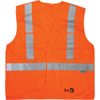 Fire Retardant Safety Vest, High Visibility Orange, Medium/Small, Polyester Toolneeds Inc.