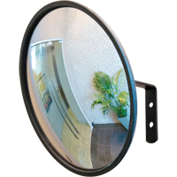 Convex Mirror with Bracket, Indoor/Outdoor, 12" Diameter Toolneeds Inc.
