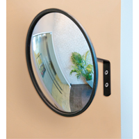 Convex Mirror with Bracket, Indoor/Outdoor, 12" Diameter Toolneeds Inc.