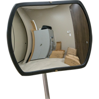 Roundtangular Convex Mirror with Telescopic Arm, 12" H x 18" W, Indoor/Outdoor Toolneeds Inc.