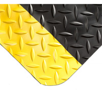 Smart Mats No.497, Diamond, 4' x 10' x 1", Black/Yellow, PVC/Urethane Toolneeds Inc.