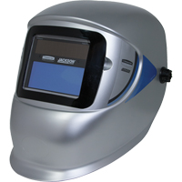 WH40 Variable ADF Welding Helmet, 3.77" L x 1.65" W View Area, 9 - 13 Shade Range, Silver Toolneeds Inc.