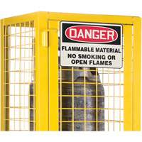 Armoire de s&eacute;curit&eacute; pour cylindres de gaz conforme aux normes de la CSA, nbre de bouteilles: 2, 17" , 17" , 69" , Jaune Toolneeds Inc.